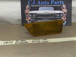 73 Pontiac Grandville  RIGHT PASSENGER SIDE FRONT MARKER PARK LIGHT LENS... - $44.54