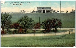 Postcard Pittsburg Golf Club Schenley Park Pittsburgh Pennsylvania - $52.28