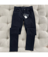 NWT Ralph Lauren Black Label Cigarette Leg Black Denim Jeans $325 28 - €77,24 EUR