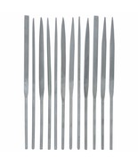 12 Small FILE Set CARBON STEEL 5.5&quot; Precision NEEDLE Finishing Files Var... - $24.11