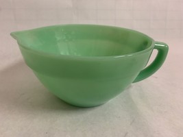 Vintage Jadeite Bowl, Fire King Ware 3 Made in USA, Mixing Bowl with spo... - £43.62 GBP