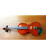 Vintage William Lewis &amp; Son Violin Model 100 1/2 No. 3741 w/ Bow &amp; Case ... - £210.17 GBP
