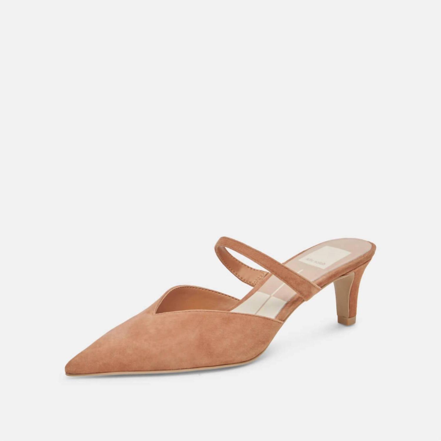Dolce Vita kanika mid heels Brown Suede - £48.14 GBP