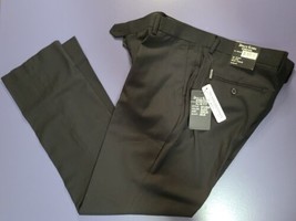 Dolce Roma Mens Sz 36 X 30 Slim Stretch Dress Golf Pants Slacks Trousers Black - £31.65 GBP