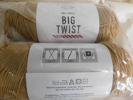Big Twist Value lot of 2 Camel Dye Lot 650352 - £7.83 GBP