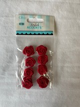 Offray Ribbon Rose Accessory Embellishments-e901 - $1.58