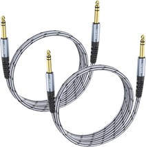 Quarter-Inch Audio Cable, 6.35 Balanced Interconnect Line For Electric, ... - €31,47 EUR