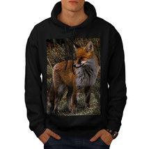 Wellcoda Flaming Hunter Fox Mens Hoodie, Clever Casual Hooded Sweatshirt - £25.79 GBP+