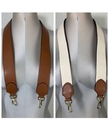 Talli Two Tone Faux Leather Cream, Brown Replacement Shoulder Strap Bag - $33.90 CAD