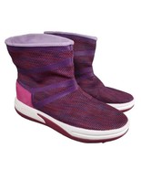 Womens Lands End Pink Purple Action Pull On Boot Size 6 - £15.65 GBP