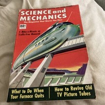 Science And Mechanics Mag Feb 53 Monorail! TV Tubes! Furnaces! Vintage F... - $7.25