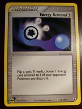 Energy Removal 2  80/109 EX Ruby &amp; Sapphire Pokemon Nintendo TCG Card NM 2003 - £2.75 GBP