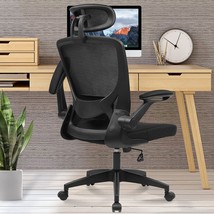 Ergonomic Office Chair, Kerdom Breathable Mesh Desk Chair, Lumbar Support, Black - £187.04 GBP