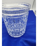 Vintage  Shannon Style  Crystal  Cannister  7 In Etched With Elegance  - $36.73 CAD