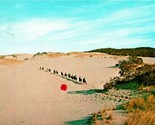 Taking Ride Through Sand Dunes Cape Cod MA Massachusetts Chrome Postcard F1 - $3.91