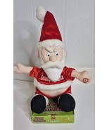 Grumpy Santa Plush • 2006 Tekky Toys . Vintage 6 Wacky Fun Holiday Phras... - $582.99 MXN