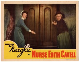 NURSE EDITH CAVELL (1939) Anna Neagle and May Robson Hide Door to Secret Passage - £58.84 GBP
