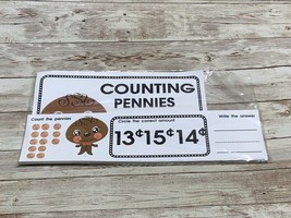 Gingerbread Boy - Themed Learning Centers - Counting Pennies - Laminated # - £9.09 GBP