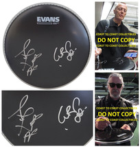 Tears for Fears Curt Smith &amp; Roland Orzabal signed 10&#39;&#39; Drumhead COA proof auto - $989.99