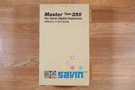 Genuine Savin 4555 Type 350 Thermal Master Savin 3350DNP 3360DNP 893021 ... - £42.88 GBP