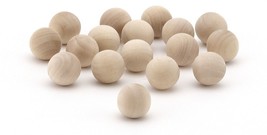 Hygloss Wood Balls 1 inch 12 Per Pkg  - $577.73 MXN