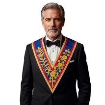 32 Degree Scottish Rite Velvet Collar Purple Premium Fraternal Regalia H... - $48.99