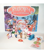 Rudolph The Red Nosed Reindeer Deluxe Figure Toy Set of 10 with Bonus It... - £12.78 GBP