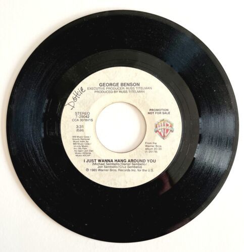 Primary image for George Benson Promo White Label Jazz 45 Single 1985 Vinyl Record 7" 45BinD