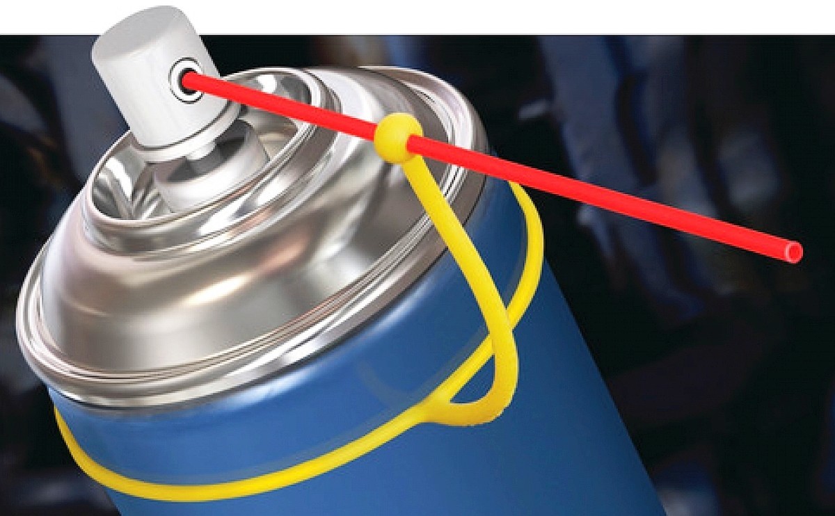 1 Pack of 2 HOLD iT Straw HOLDERS for aerosol spray cans WD40 NeVeR LooSe straws Item image 2