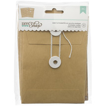 American Crafts Diy Shop Collection Security Envelopes Kraft - £17.19 GBP