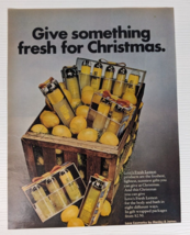 vintage 1971 Fresh Lemon Love Cosmetics Menly &amp; James PRINT AD christmas... - £11.86 GBP