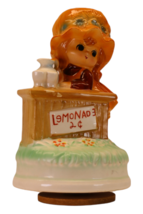 Ceramic Music Box Lemonade Stand | My Way by Frank Sinatra | Fred Roberts 1970s - £12.16 GBP