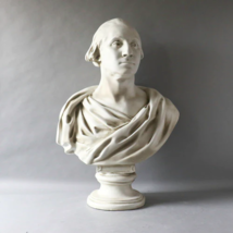 Washington Bust in drapes 29" Museum Sculpture Replica Reproduction - $494.01