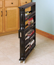 Large Slim Rolling Slide Out Kitchen Can Storage Cabinet Organizer - £76.16 GBP+