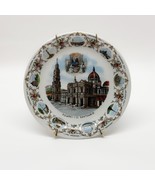 Collector Plate Souvenir Italy Pompei Il Santuario Maxima 5 5/8&quot; - $285.92 MXN
