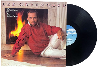 Primary image for Lee Greenwood signed 1985 Christmas To Christmas Album Cover/LP/Vinyl Record- US