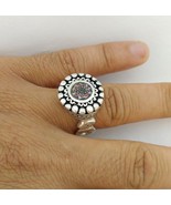 Tuareg Ring Silver With Bead Chevron Sahara Minimalism Men SZ Biker Old ... - £51.13 GBP