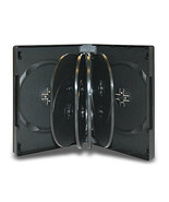 10 33Mm Black 10 Disc Dvd Storage Case Box For Cd Dvd Disc - £31.07 GBP