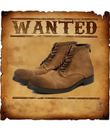 Plasma-1855 Men&#39;s Heritage Suede Leather Lace-up/Back Zipper Casual Work... - $1,900.56 MXN+