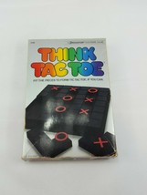 Vintage 1986 Think Tac Toe Pressman Solitaire Game In Box - $17.83