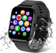 Smart Watch for Men Women Compatible with iPhone Samsung Android Phone 1.69&quot; KK - $35.99