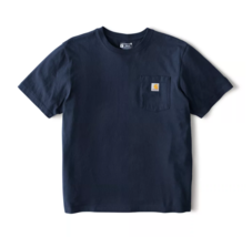 Carhartt K87-477 Men's Workwear Pocket Short Sleeve T-Shirt, Navy, Medium - $39.00