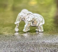 999 Silver Hindu Religious Solid Elephant Hathi Idol Statue 5 gm, rahu remedy - $23.14