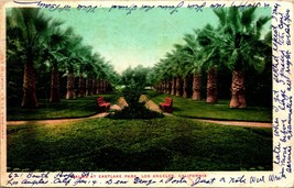 Eastlake Park Garden View Los Angeles California CA 1906 UDB Postcard E2 - £2.33 GBP
