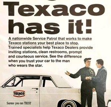 1965 Texaco Gas Oil Service Patrol Advertisement Gasoline Stations HM2R - $29.99