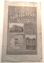 1893 New Jersey Mirror Newspaper 75th Anniversary Issue Mount Holly New ... - £117.20 GBP