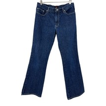 Low rise Flare jeans 13/14 womens Emergency Exit Vintage Y2K dark wash denim  - £16.35 GBP