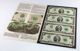 Series of 1976 $2 Federal Reserve Notesheet STAR NOTES (4Pcs) FR#1976-D*... - $150.29