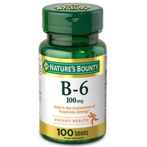 Nature&#39;s Bounty Vitamin B6, Supports Energy Metabolism and Nervous System Health - £13.53 GBP