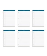 TOPS 63437 Double Docket Ruled Pads, 8 1/2 x 11 3/4, White, 100 Sheets (... - £57.41 GBP